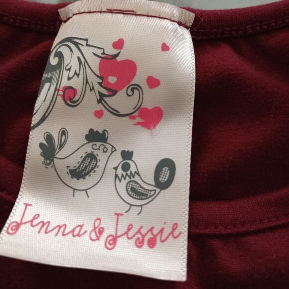 (Bundle) 2 Burgundy Girls Dresses Size 7 - Picture 6 of 15